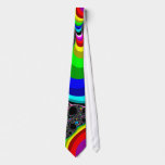 Globular Rainbow - Fractal Neck Tie