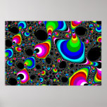 Globular Rainbow - Fractal Poster
