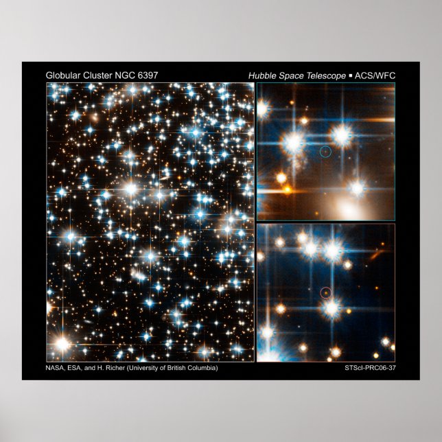 GlobularClusterNGC6397-2006-37 Poster (Front)