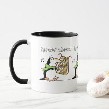 Glockenspiel Penguin "spread Cheer" Sandra Boynton Mug by SandraBoynton at Zazzle