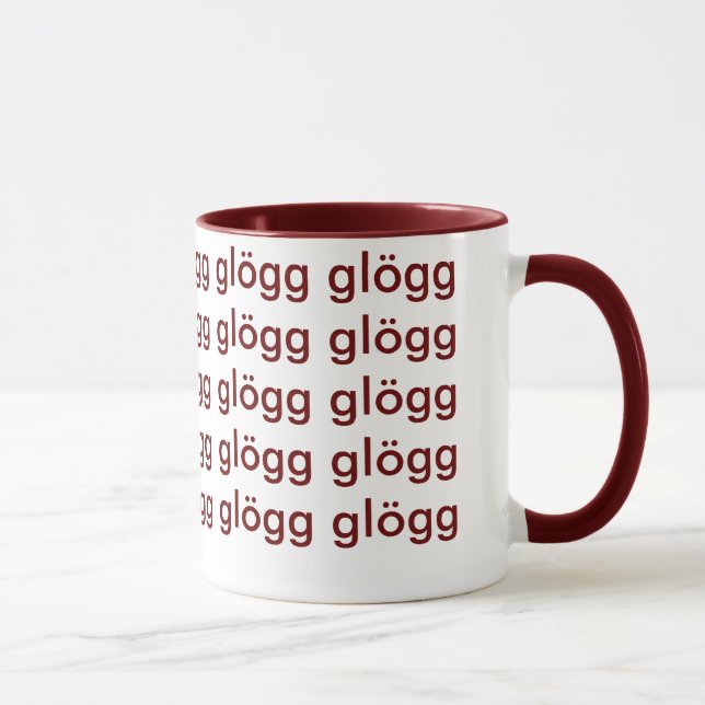 Glogg Glogg Glogg Funny Scandinavian Mug (Right)