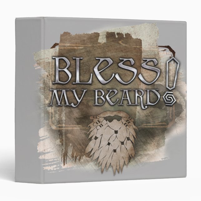 Gloin - Bless My Beard 3 Ring Binder (Front/Spine)