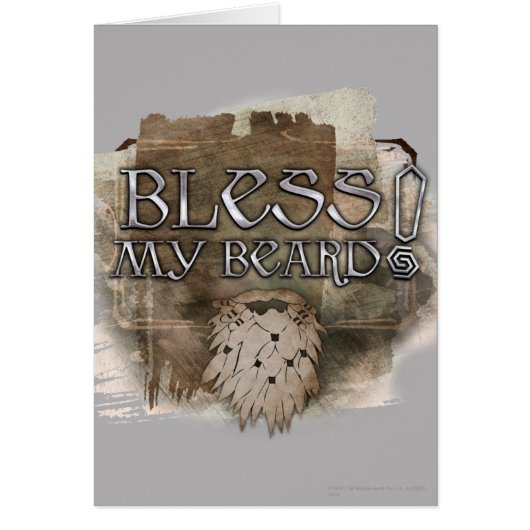 Gloin - Bless My Beard Cards (Front)