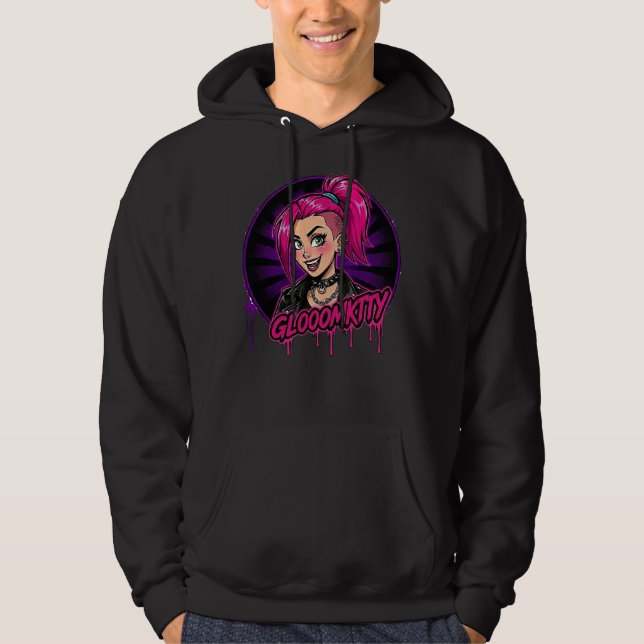 Gloomkitty Pullover Hoodie (Front)