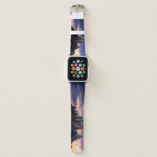 Gloomy Castle: Fairy-Tale Oil Painting. Apple Watch Band