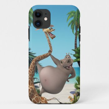Gloria And Melman Friends Iphone 11 Case by madagascar at Zazzle