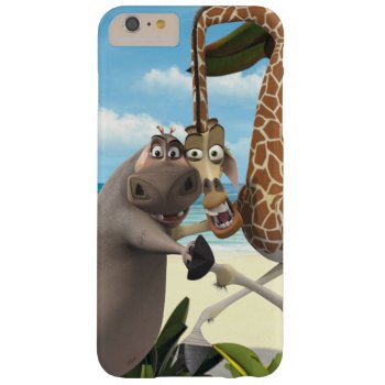 Gloria And Melman Hand Holding Barely There Iphone 6 Plus Case by madagascar at Zazzle