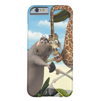 Gloria And Melman Hand Holding Barely There Iphone 6 Case by madagascar at Zazzle