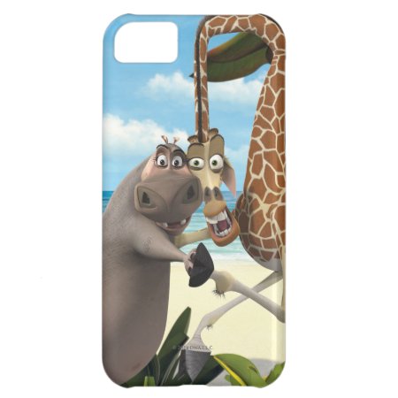 Gloria And Melman Hand Holding Case For Iphone 5c