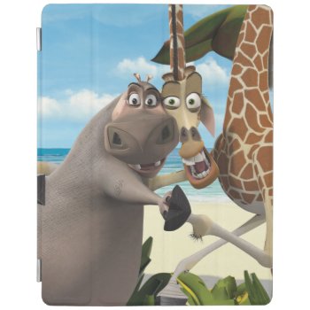 Gloria And Melman Hand Holding Ipad Smart Cover by madagascar at Zazzle