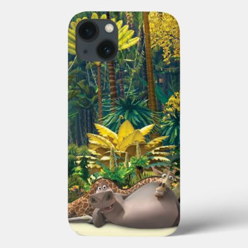 Gloria And Melman Relax Iphone 13 Case by madagascar at Zazzle