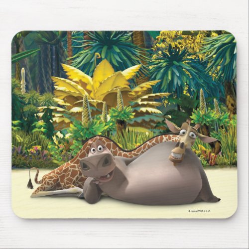 Gloria and Melman Relax Mouse Pad