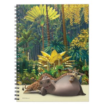 Gloria And Melman Relax Notebook by madagascar at Zazzle