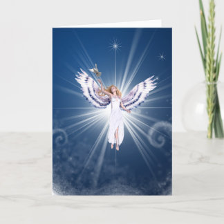Gloria Angel Christmas Card