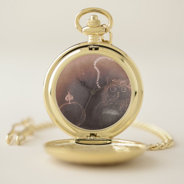 gloria cat in glory pocket watch (Inside)