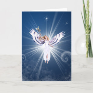 Gloria Christmas Angel Holiday Card