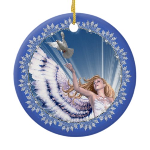 Gloria Christmas Angel Tree Ornament