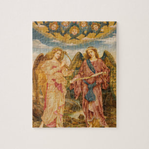 Gloria in Excelsis (1893) by Evelyn De Morgan Jigsaw Puzzle