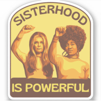Gloria Steinem and Angela Davis Portrait Sticker