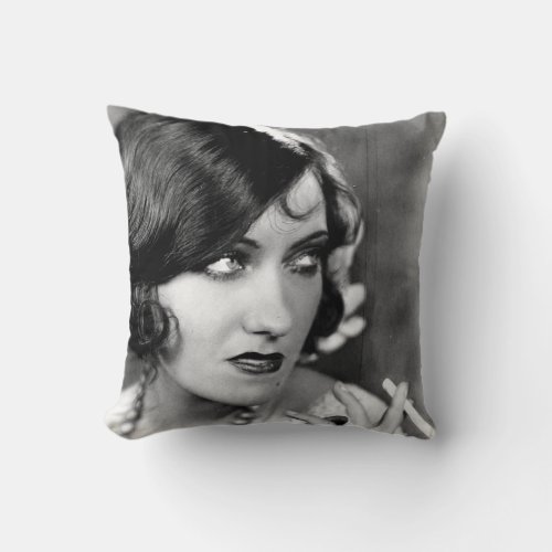 Gloria Swanson Throw Pillow