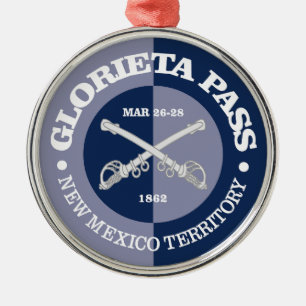 Glorieta Pass (B&G) Metal Ornament