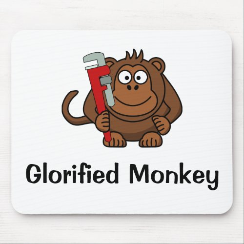 Glorified Monkey Mouse Pad