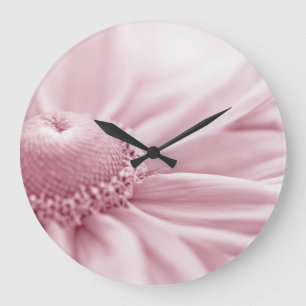 Gloriosa Daisy Macro Large Clock