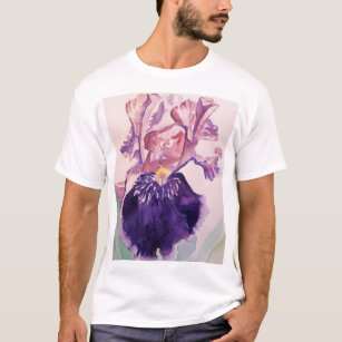 Watercolor flowers. Handmade .Sublimation t-shirt design