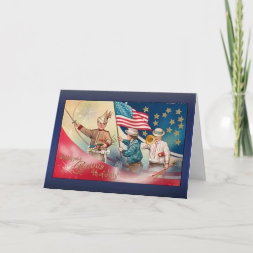 Glorious 4th of July Greetings Card