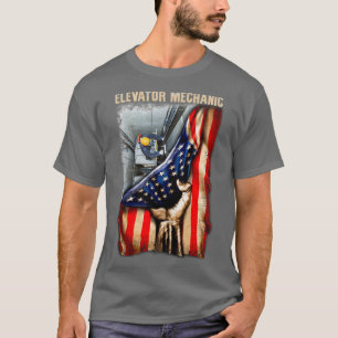 Glorious American Elevator Mechanic  T-Shirt