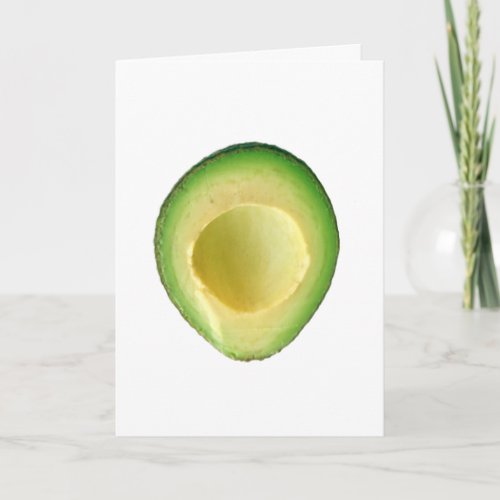 Glorious Avocado Green Birthday Thank You etc Card