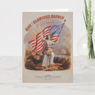 Glorious Banner! - Greeting Card