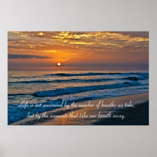 Glorious California Pacific Ocean Sunset Poster