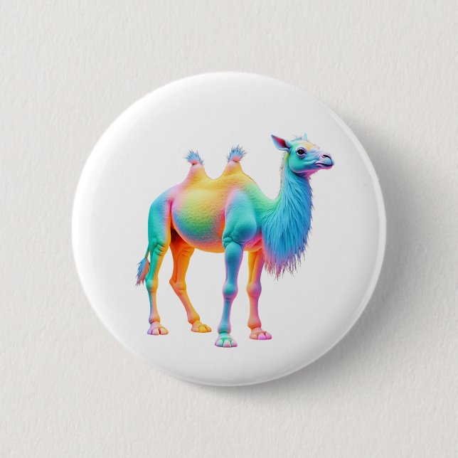 Glorious Camel Art Button (Front)