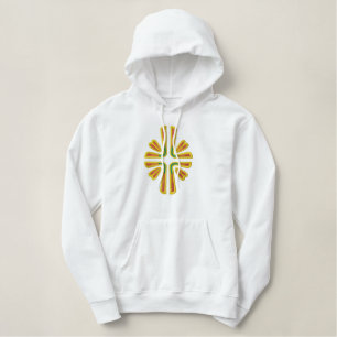 Glorious Cross Embroidered Hoodie