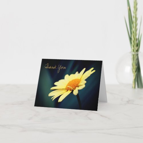 Glorious Daisy Flower Thank You Card