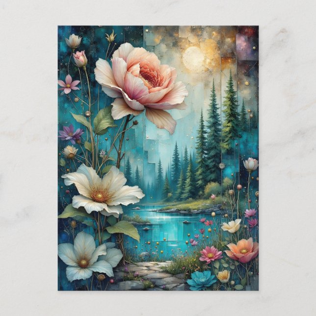 Glorious Floral and Wild Nature Postcard (Front)