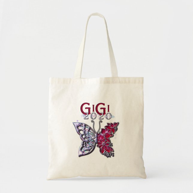 Glorious GIGI 2020 Butterfly Tote Bag (Front)