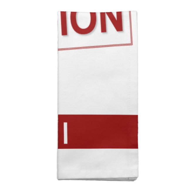 Glorious Interruption: A Golden Beginning Napkin (Folded)