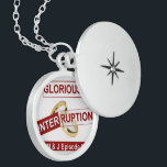 Glorious Interruption: A Golden Beginning Sterling Silver Necklace<br><div class="desc">Glorious Interruption: A Golden Beginning Wear your love story with Glorious Interruption pendants and buttons—elegantly crafted for romantic expression, wedding keepsakes, and anniversary celebrations. Whether as a fashion statement or sentimental accessory, these pieces symbolize eternal love and unity. Every interruption can be glorious! The Glorious Interruption design from Achempong’s Zazzle...</div>