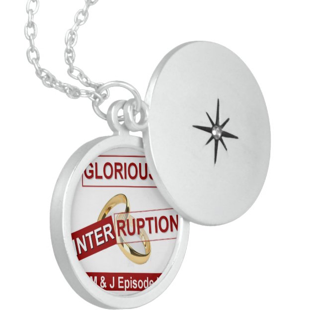 Glorious Interruption: A Golden Beginning Sterling Silver Necklace (Front Left)