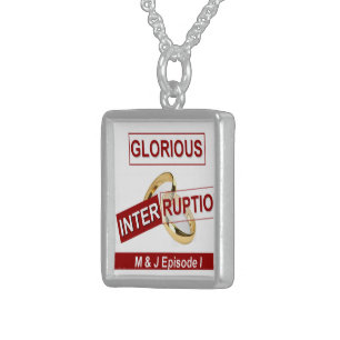 Glorious Interruption: A Golden Beginning Sterling Silver Necklace