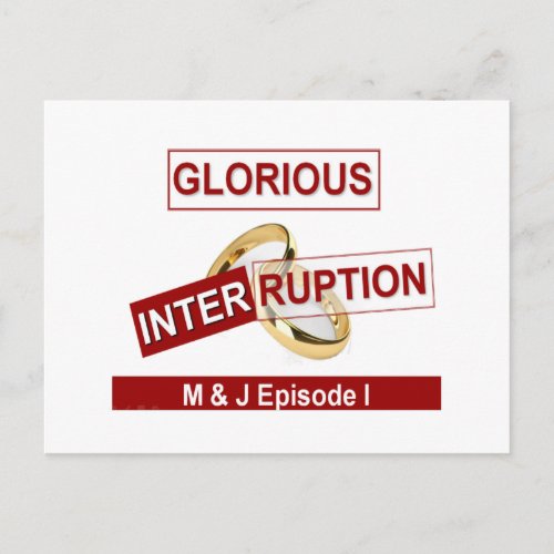 Glorious Interruption Nice Day Better Night  gifts Postcard