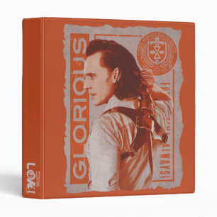 "Glorious" Loki Sheathing Dagger 3 Ring Binder