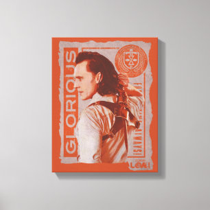 "Glorious" Loki Sheathing Dagger Canvas Print