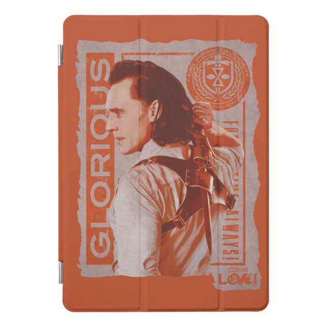 "Glorious" Loki Sheathing Dagger iPad Pro Cover (Front)