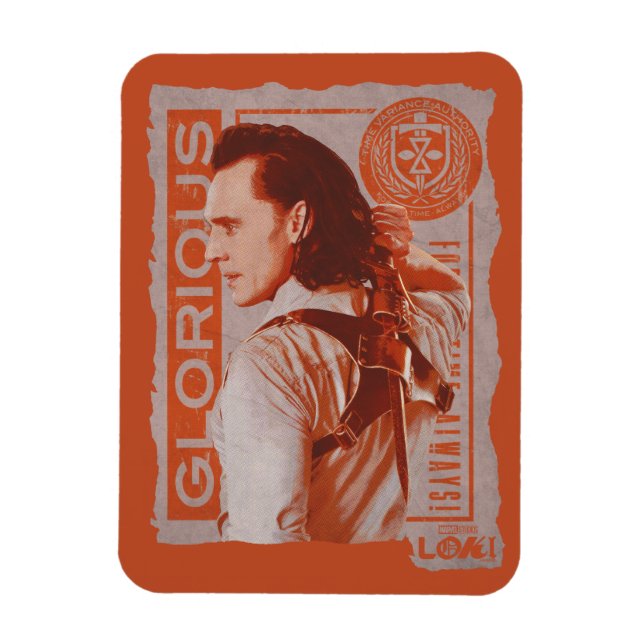 "Glorious" Loki Sheathing Dagger Magnet (Vertical)