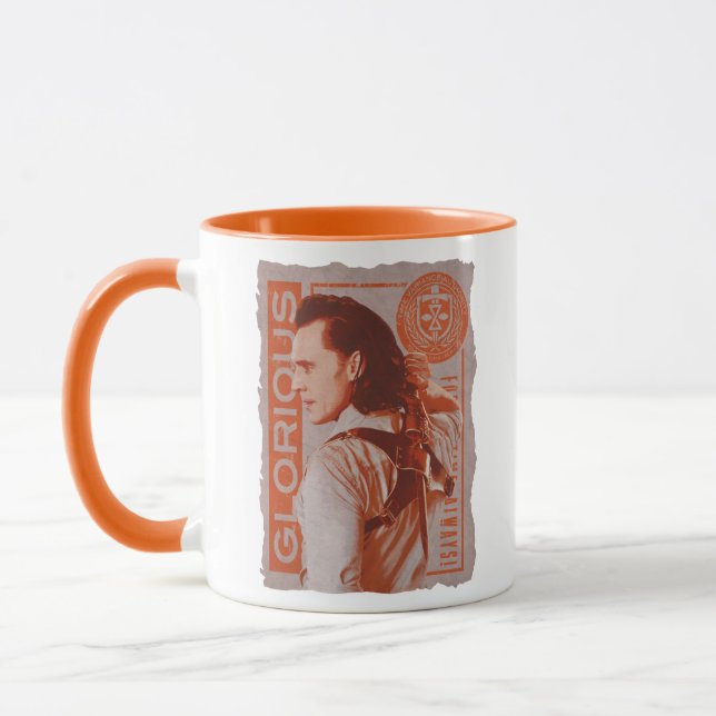 "Glorious" Loki Sheathing Dagger Mug (Left)