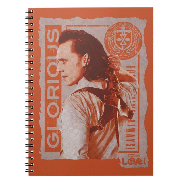"Glorious" Loki Sheathing Dagger Notebook (Front)