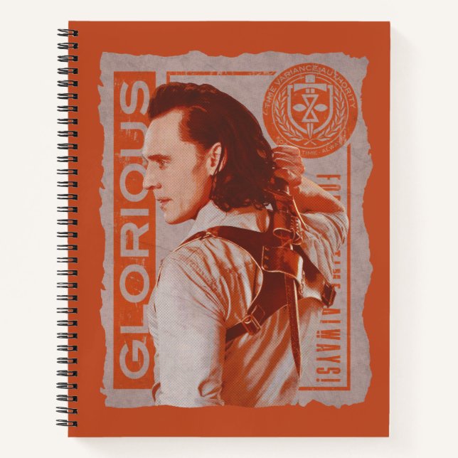 "Glorious" Loki Sheathing Dagger Notebook (Front)